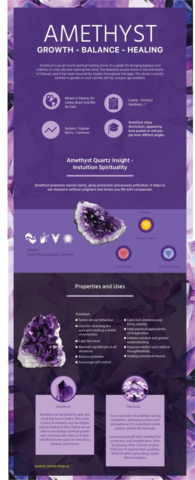 Amethyst Which Means Healing Crystals & Gemstones 2022